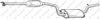 BOSAL 288-203 Middle Silencer